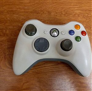 Χειριστήριο Xbox 360 white Controller ασυρματο ασπρο  για ανταλλακτικα