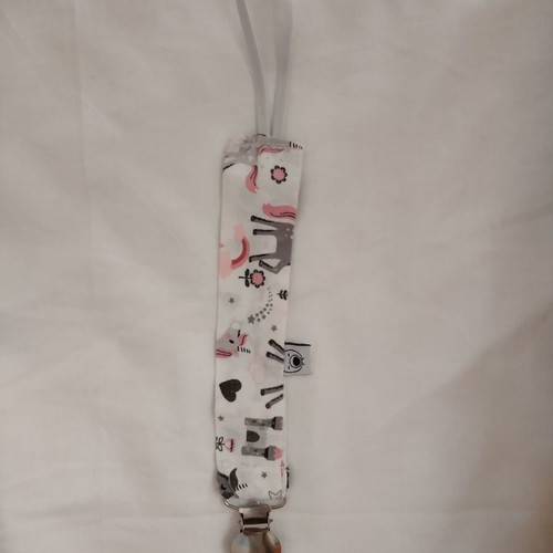 Handmade pacifier clip new