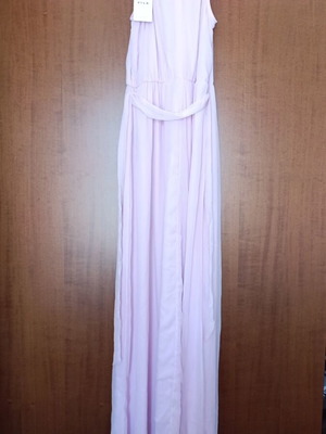 Vila evening dress long, new, pink and purple, size S