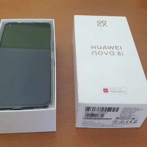 Huawei Nova 8i smartphone like new, 128GB, 6GB RAM, Dual SIM, Starry Black