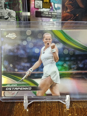 2025 Topps Chrome κάρτα Jelena Ostapenko #23 Prism Refractor καινούργια