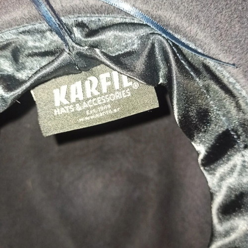 Karfil women's felt hat new, size M, blue