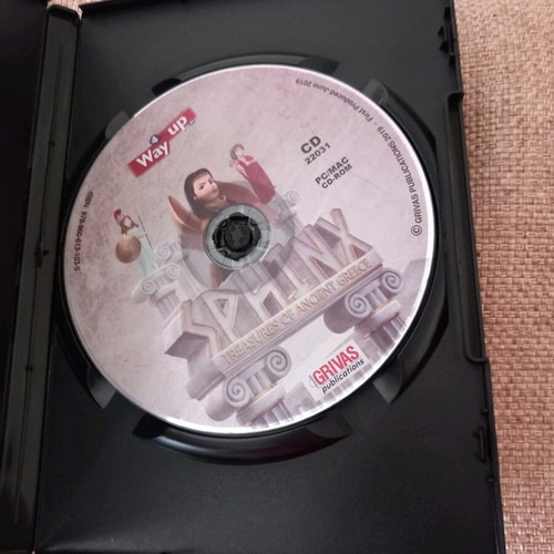 PC/MAC CD-ROM Way Up 4 Sphinx used, Treasures of Ancient Greece