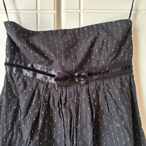 Zara basic women's strapless dress size M like new, black