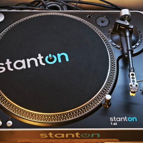 Stanton T.62 direct drive πικάπ σαν καινούργιο με Stanton 500.V3 και κάλυμμα
