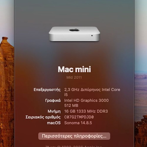 Apple Mac mini mid 2011 μεταχειρισμένο… - € 129,99 - Vendora.gr