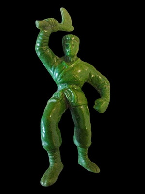 Mikrodynami Aritomo To Leleki figure like new, green