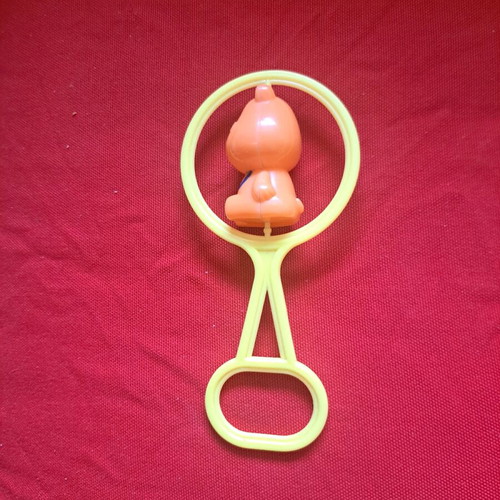 Fisher-Price Rattle with Rotating Hippopotamus Used from the 80s-90s