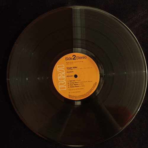 Scorpions Virgin Killer LP Japan 1st Press used, original vinyl RVP-6155