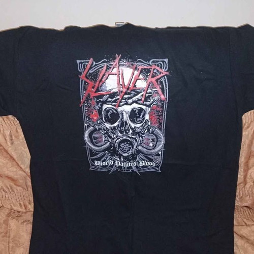 Slayer World Painted Blood t-shirt size XL like new, multicolor
