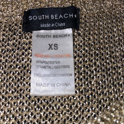 South Beach knitted set like new, gold shade, size XS