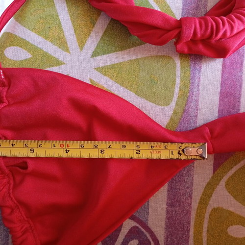 Red bikini size M like new