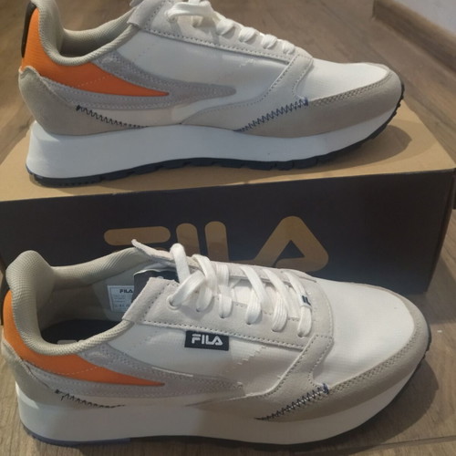 Fila sneakers new natural leather, suede and fabric, size 41
