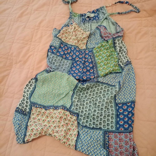 Spaghetti strap blouse used, multicolor, size M