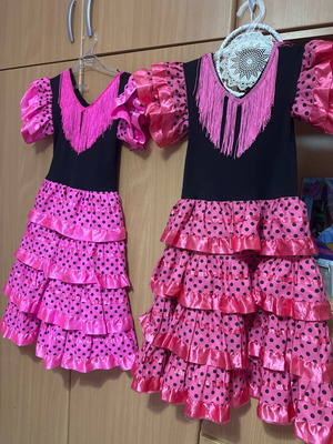 Carnival costumes for girls size 6 like new, set of 2 pieces