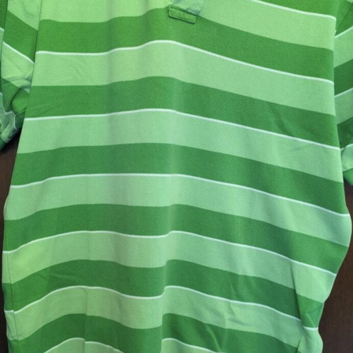 McNeal Polo Shirt XL green striped like new