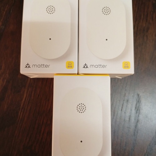 Smart water leak sensors, pack of 3, Matter compatible