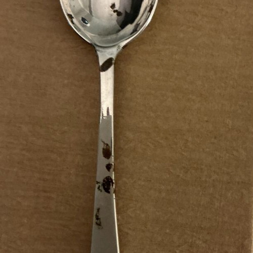 Vintage silver spoon 800 grade collectible