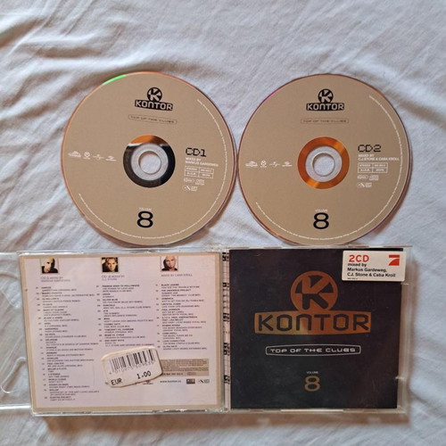 Various Kontor Top Of The Clubs Volume 8 2xCD used, electronic
