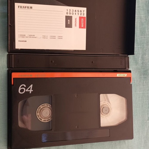 Fujifilm 64 HDCAM video cassette new blank Japan