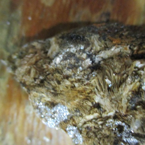 Muscovite Magnetite mineral new, rare Greek Milos