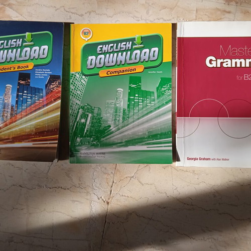 English Download B2 Student's Book set used for exam preparation