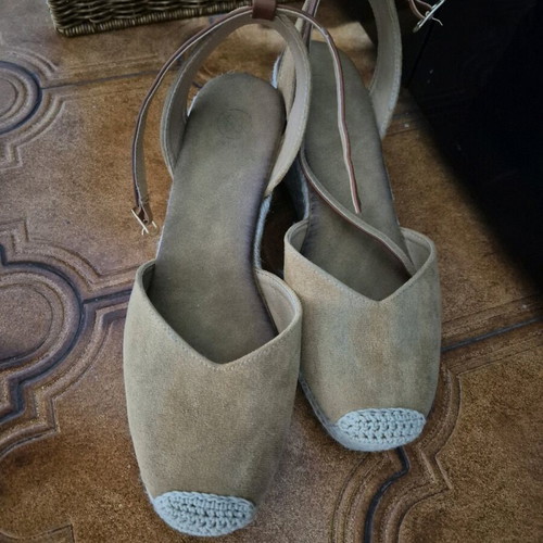 Espadrilles closed tan size 41 used