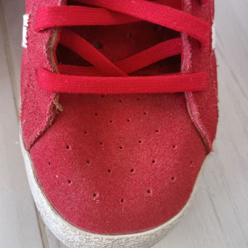 Adidas Originals boots used, red, size 40