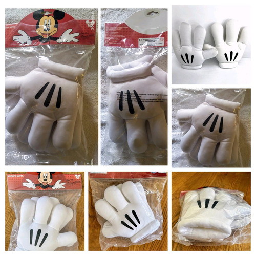 2 Large Children's Plush Gloves MICKEY/Disney Store