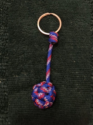 Mini monkey fist keychain new