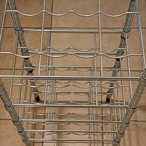 Wine rack iron like new