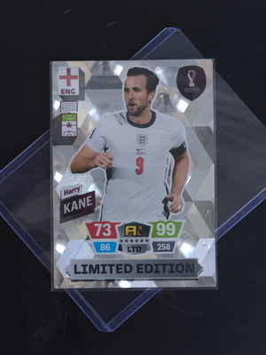 Harry Kane Limited Edition Panini Adrenalyn XL World Cup Qatar 2022 card used