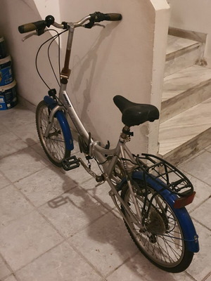 Raleigh Compact сгъваем градски велосипед, сребрист