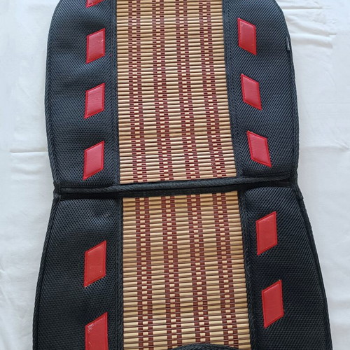Autoline Bamboo BB Slide Car Seat Mat used, black red