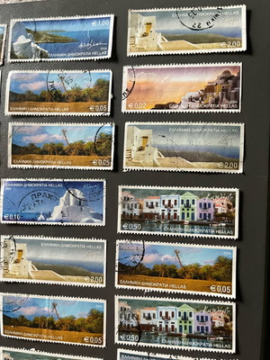 Greek Islands stamps used, pack of 23