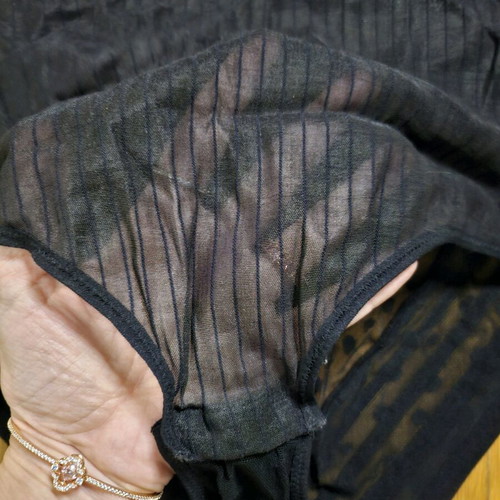 Sexy semi-transparent Billetdoux bodysuit new, black, size medium