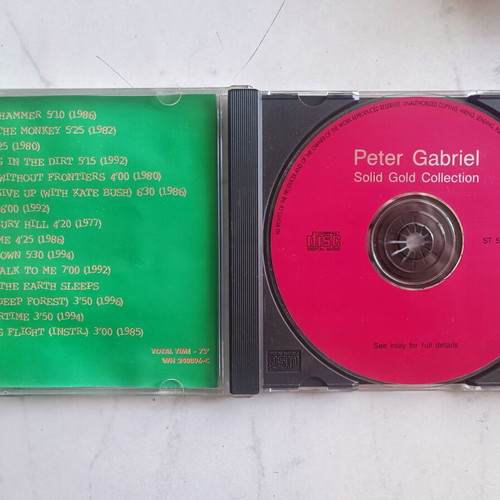 Peter Gabriel Solid Gold Collection CD like new