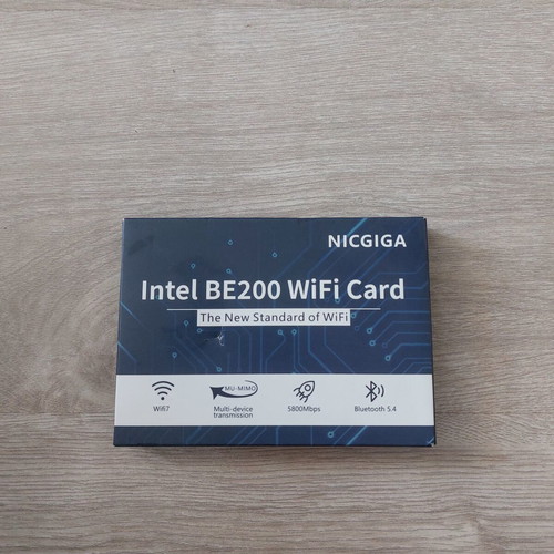 Intel BE200 NGW Wi-Fi 7 Card with Bluetooth 5.4 new
