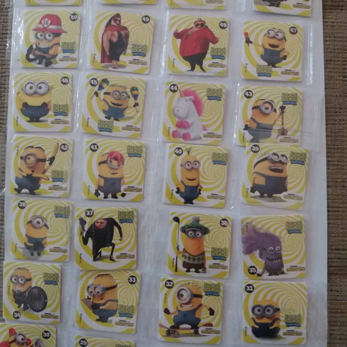 Kukuruku Stickers MINIONS Complete Unbreakable Set (54)