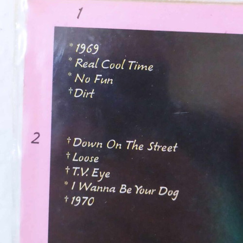 Iggy Pop No Fun LP like new, rock