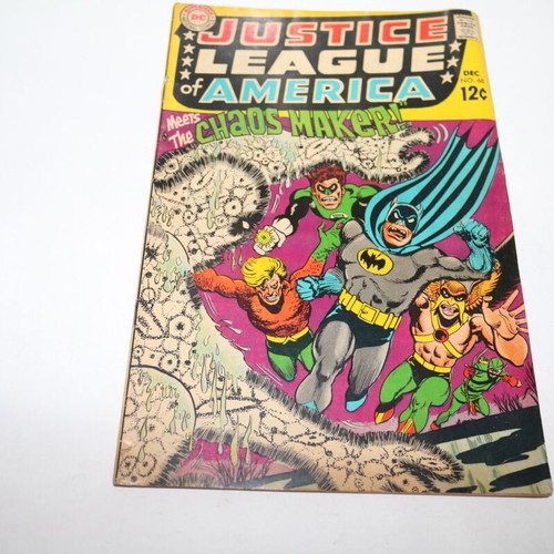 Justice League of America #68 1968 DC Comics Silver Age used