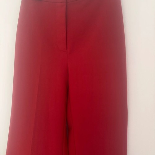 Toi & Moi burgundy pants with decorative buttons, size S