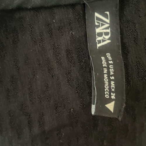 Zara bodysuit black like new, size XS