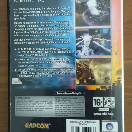 Onimusha 3: Demon Siege PC used action game