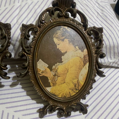 Vintage plaques like new, set of two