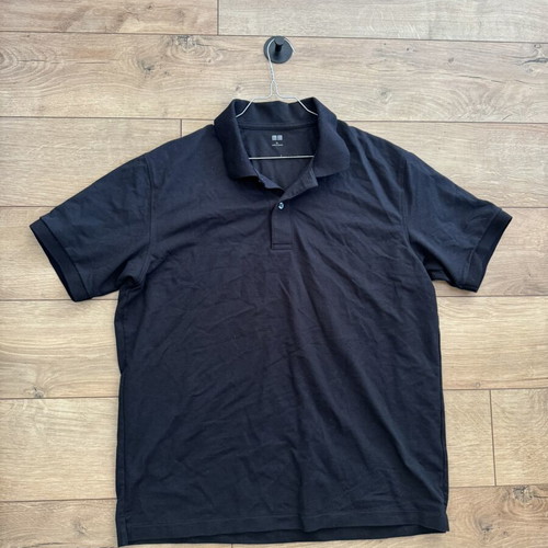 Uniqlo men's collar shirt XL, black