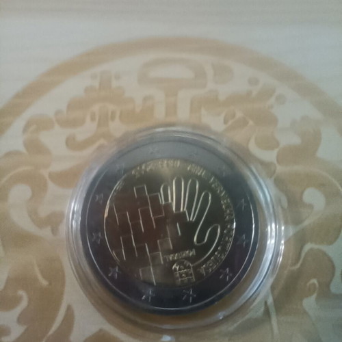 Portugal 2 Euro 2015 Red Cross coin new, in capsule
