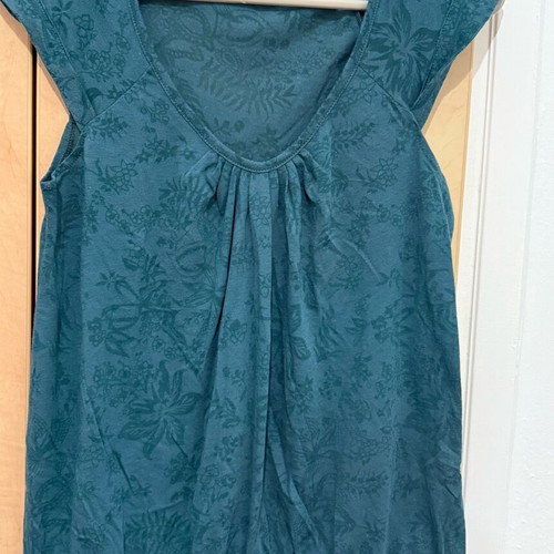 Attrattivo see-through blouse size S like new petrol