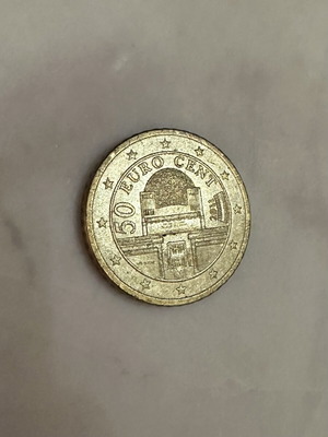 2011 Euro Cent 50 Coin like new