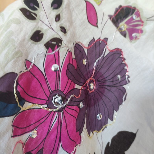 Long cotton dress like new, free size M/L, airy and light for summer